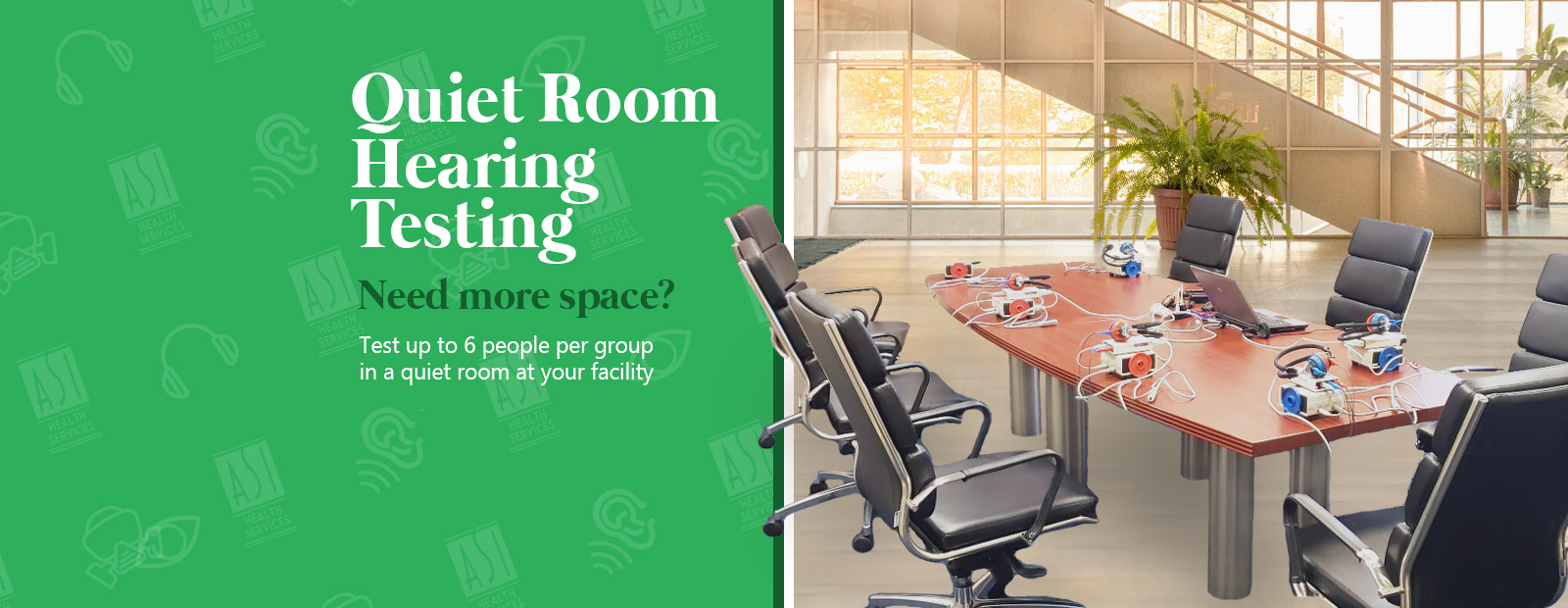 Now offering quiet conference room testing nationwide